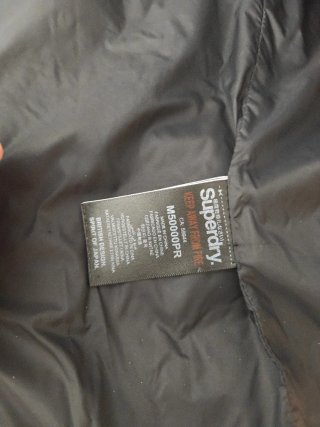 Chaleco Superdry Negro/Azul marino Talla M