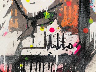 Lienzo MIKKO "Darth Vader Warhol Flowers"