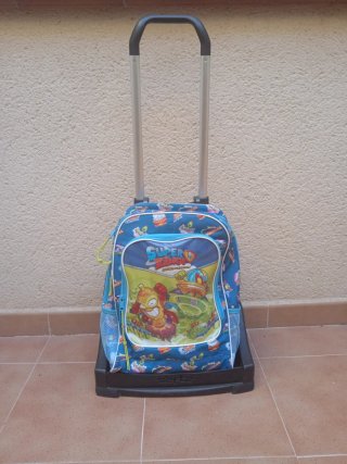 Mochila Super Zings con carro Safta