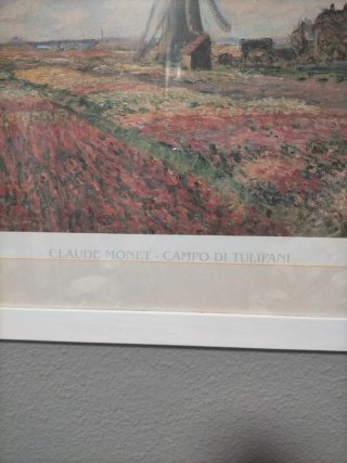 Cuadro Claude Monet Campo de Tulipanes