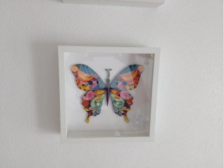 Cuadro Decorativo Mariposa Papel