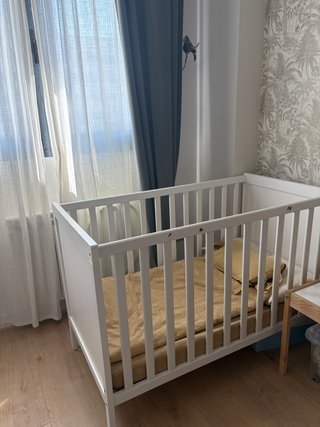 Cuna Ikea Sundvik + Colchón Jtte