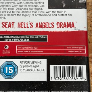 Sons Of Anarchy Stagione 5 Completa DVD Cofanetto