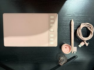 HUION Inspiroy 2 S Tableta Gráfica Rosa