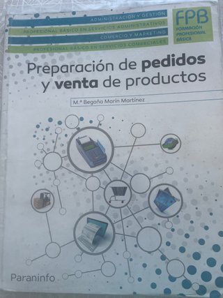 Preparación de pedidos y venta de productos.