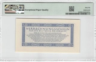 Alemania 1 y 5 Reichsmark 1944
