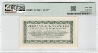 Alemania 1 y 5 Reichsmark 1944