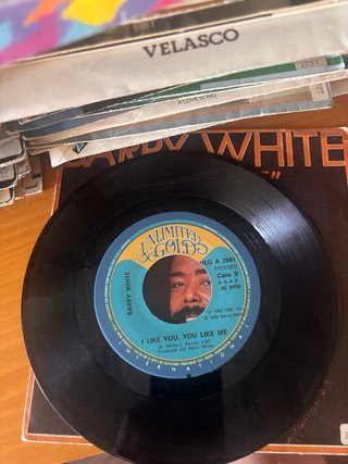Vinilo Single Barry White Changes