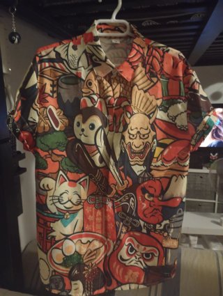 Camisa Hawaiana Estampada Talla M (Nueva)