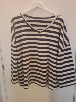 Camiseta de rayas manga larga