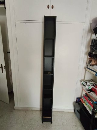 Estantería Negra Madera