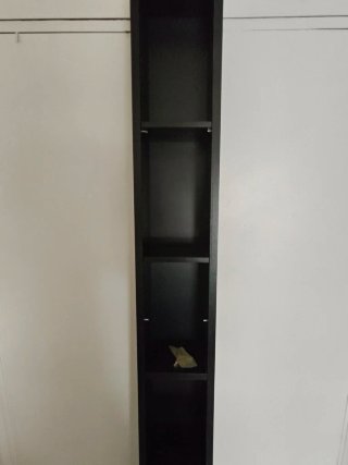 Estantería Negra Madera