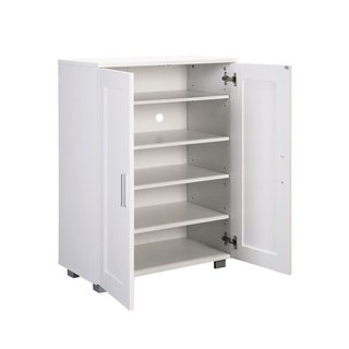 Zapatero Blanco Nápoles 2 Puertas