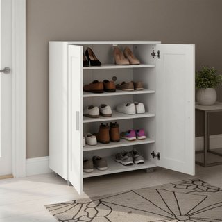 Zapatero Blanco Nápoles 2 Puertas