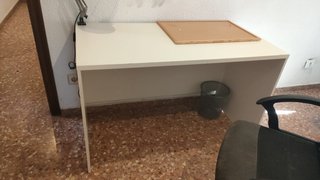 Mesa Escritorio Blanca Minimalista