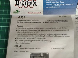 2 x Digitrax AR1 Controladores DCC (bucle retorno)