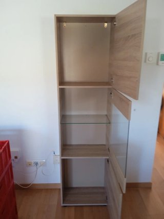 Mueble de comedor alto madera