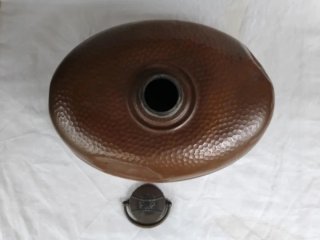 Antico scaldaletto in rame primi '900