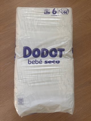 Dodot Talla 6 - 66 Pañales Bebé Seco