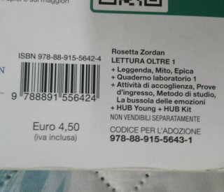 Libro scolastico per la scuola secondaria di primo