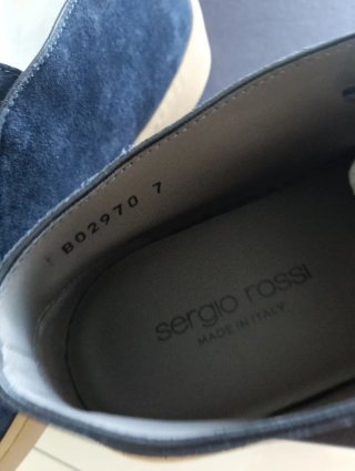 Scarpe Sergio Rossi blu/marrone