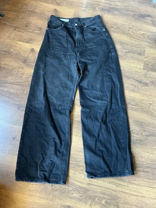 6 Pantalones Jeans Vaqueros (Negro, Azul)