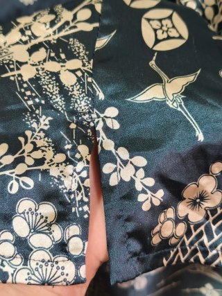 Vestido estampado japonés