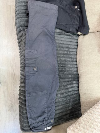 Pantalones cargo Subdued grises talla 38
