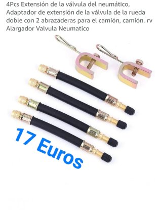 Adaptadores Válvula Neumático Extensión