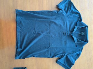 Polo Armani Exchange manga corta azul