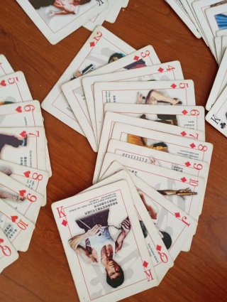 Baraja Cartas Bruce Lee Incompleta Caja Original