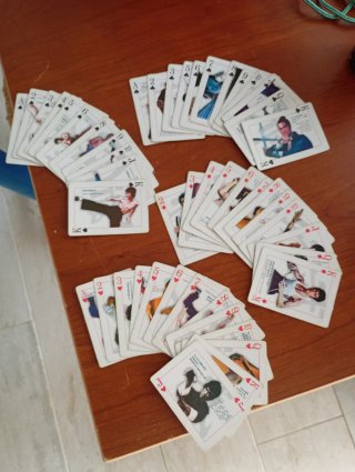 Baraja Cartas Bruce Lee Incompleta Caja Original