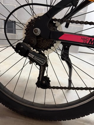 Bicicleta Rockrider 340 con silla infantil