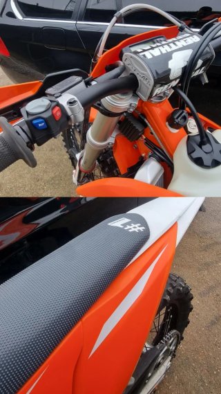 KTM EXC 2023 Naranja/Blanca
