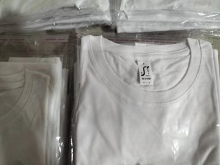 Lote 21 Camisetas Blancas Algodón Tallasvariadas