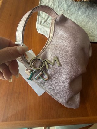 Pochette rosa nuova con cartellino