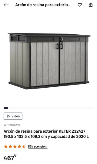 Arcón exterior Keter Grande Store 2020L