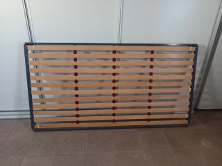 Somier de lamas madera y metal