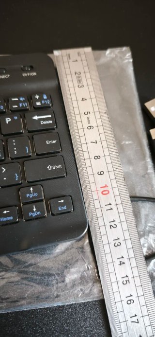 Teclado Bluetooth Portátil Negro