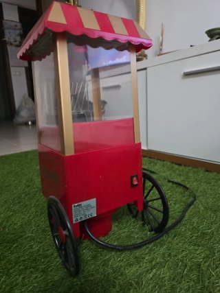 Máquina de palomitas roja