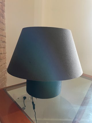 Lámpara de mesa Zara Home negra