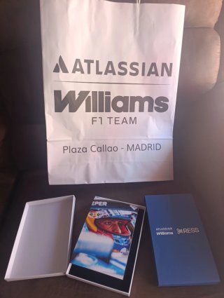 Pulsera Atlassian Williams Plata Azul