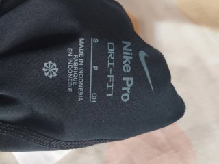Pantalón deportivo Nike Pro Negro/Gris