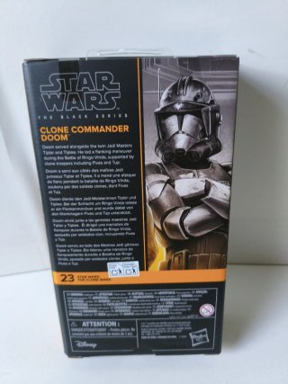 Star Wars Clone Commander Doom Figura