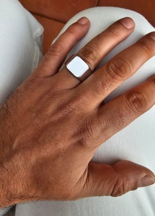 Anillo de Acero para Hombre