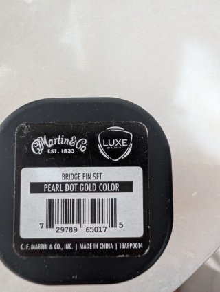 Pines de puente Martin Luxe Liquidmetal