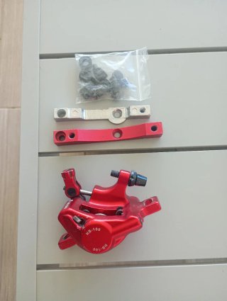 Pinza Freno XTech Hidráulica Roja