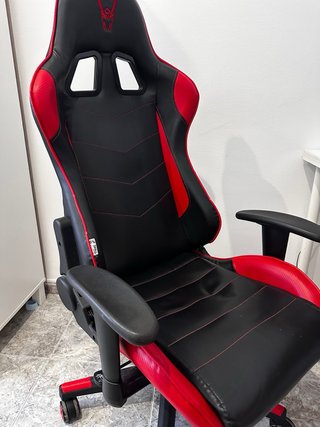 Silla Gaming Negra y Roja