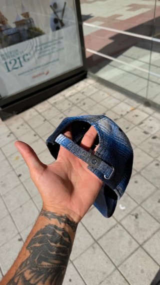 Gorra Carhartt WIP Moreau Check Azul/Gris
