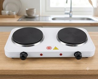 Cocina Eléctrica 2 Fogones nueva